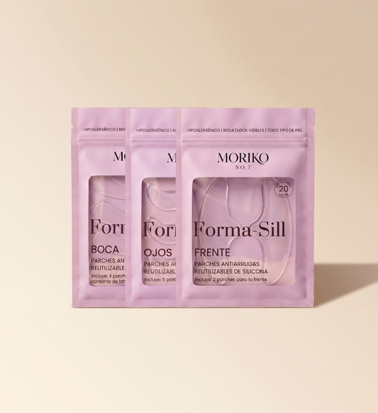 Pack MAXI de Parches Faciales de Silicona: Frente + Ojos + Boca y Labios